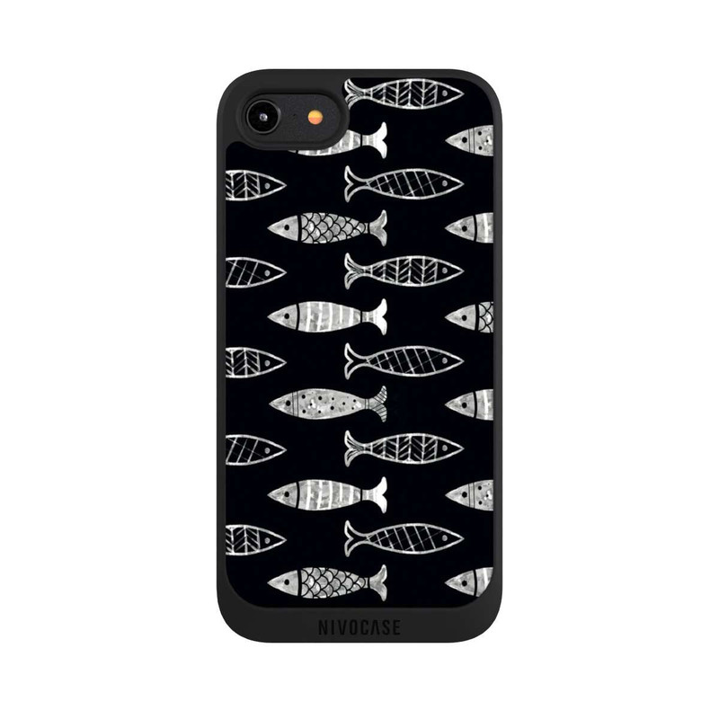 iPhone 7 NIVOpure Black Fishy Theme
