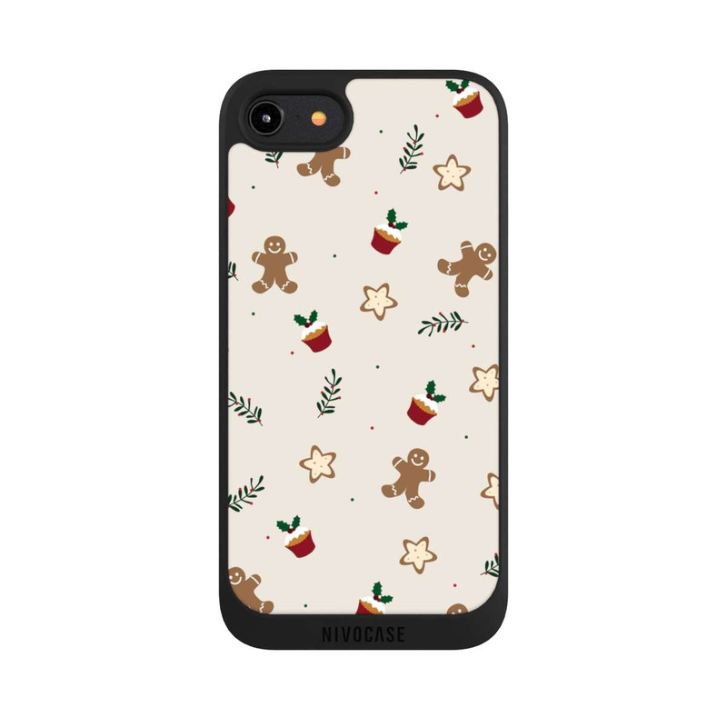 iPhone 7 NIVOpure Lebkuchen und Sterne Muster