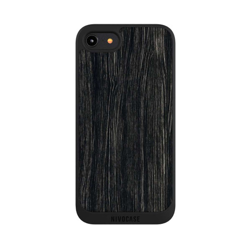 Apple iPhone 7 NIVOpure Dunkle Holzstruktur