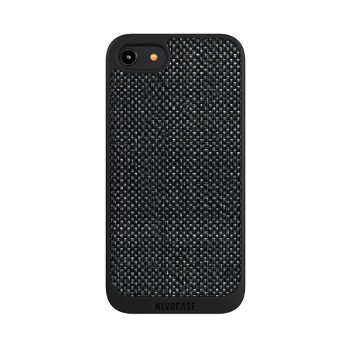 Apple iPhone 7 NIVOpure Tissu Noir Abstrait