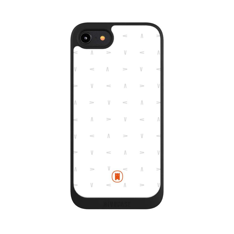 iPhone 7 NIVOpure Nivocase Muster Weiss Grau
