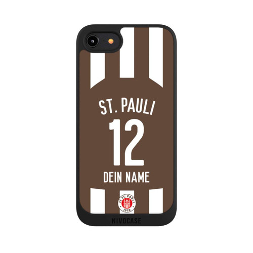 Apple iPhone 7 NIVOpure FC St. Pauli Trikot Personalisierbar 25-26