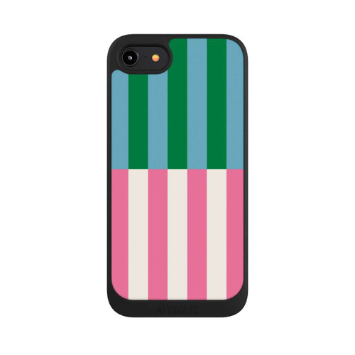 Apple iPhone 7 NIVOpure Motif Rayé Vert Rose