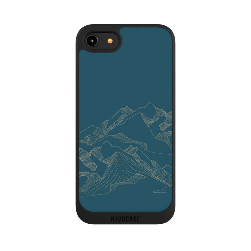 iPhone 7 NIVOpure Berglandschaft blau