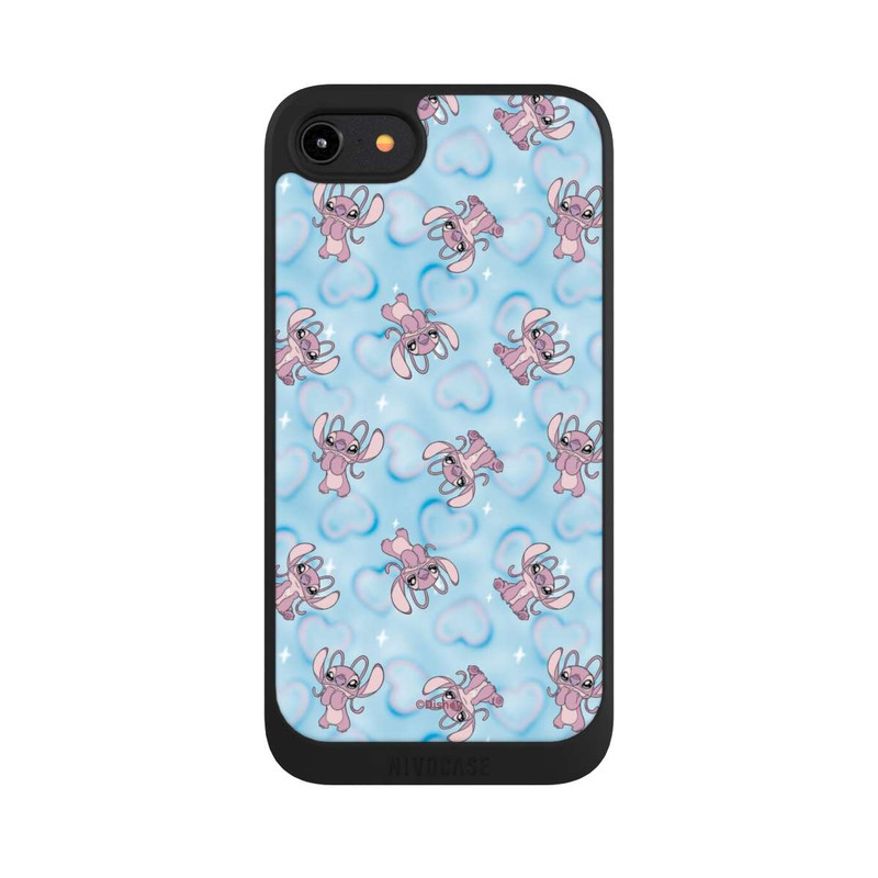 iPhone 7 NIVOpure Lilo & Stitch Angel Pattern Blue Hearts