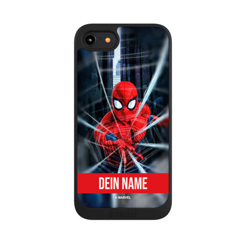 Apple iPhone 7 NIVOpure Spiderman Webs in Action personnalisable