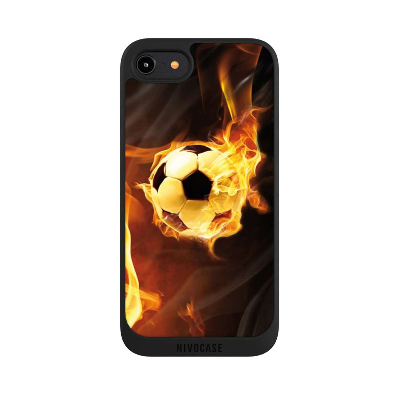 iPhone 8 NIVOpure Fußball in Flammen