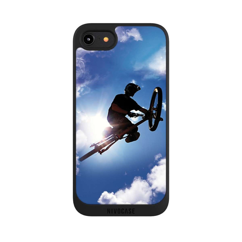 iPhone 8 NIVOpure Flying so High with my Bike in the Sky
