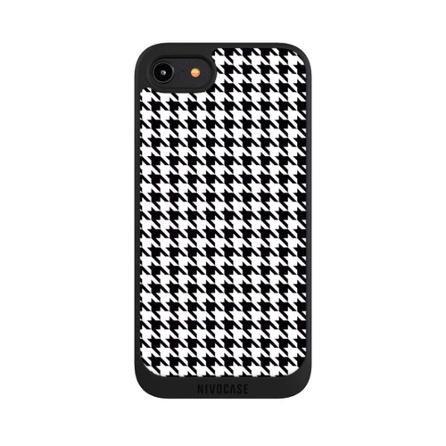 Apple iPhone 8 NIVOpure Houndstooth black-white
