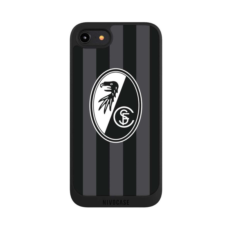 iPhone 8 NIVOpure SC Freiburg - Grau Gestreift