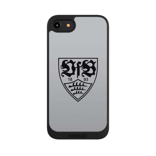 Apple iPhone 8 NIVOpure VfB Stuttgart Wappen Grau