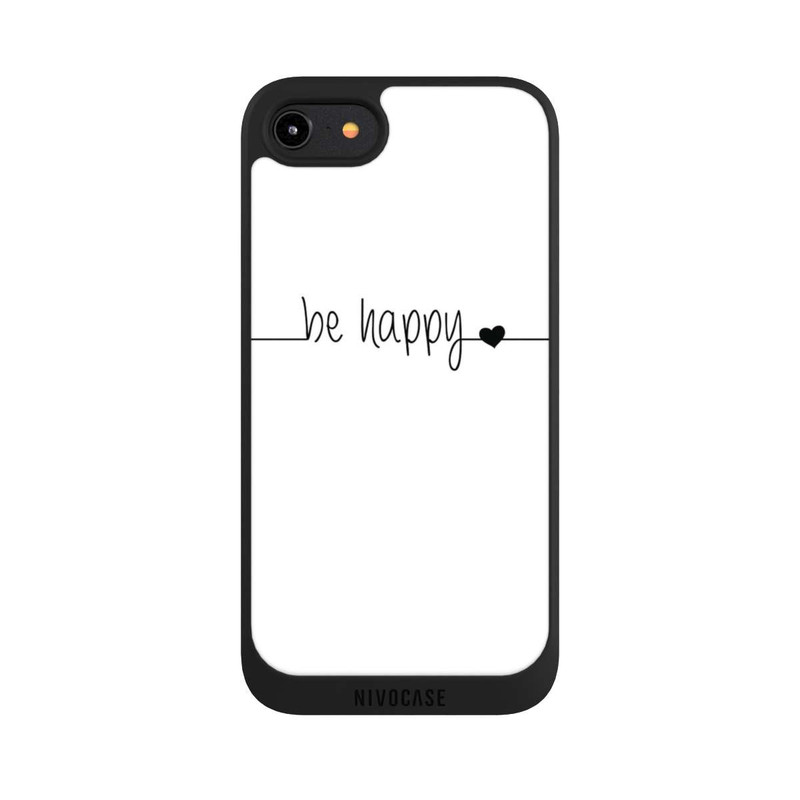 iPhone 8 NIVOpure Be Happy White Background