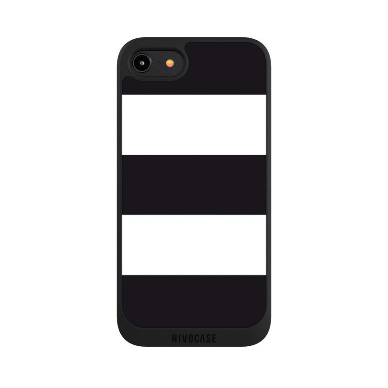 iPhone 8 NIVOpure Rayures - Noir & Blanc