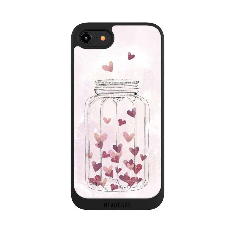 iPhone 8 NIVOpure Coeur en verre