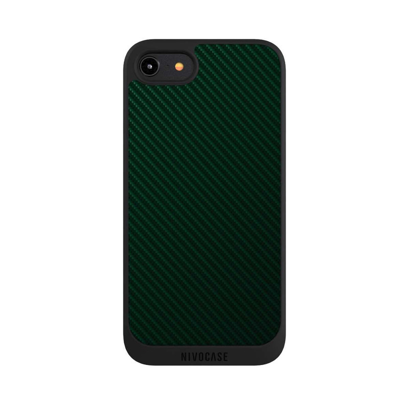 iPhone 8 NIVOpure British Racing Green Carbon