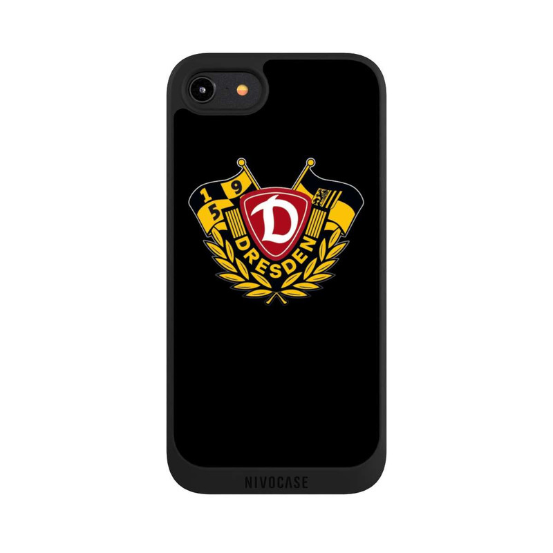 iPhone 8 NIVOpure Dynamo Wappen mit Fahnen