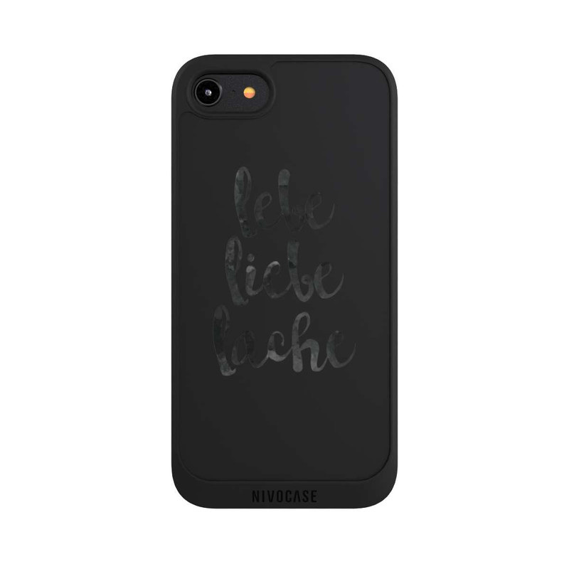 iPhone 8 NIVOpure Lebe Liebe Lache ohne Hintergrund