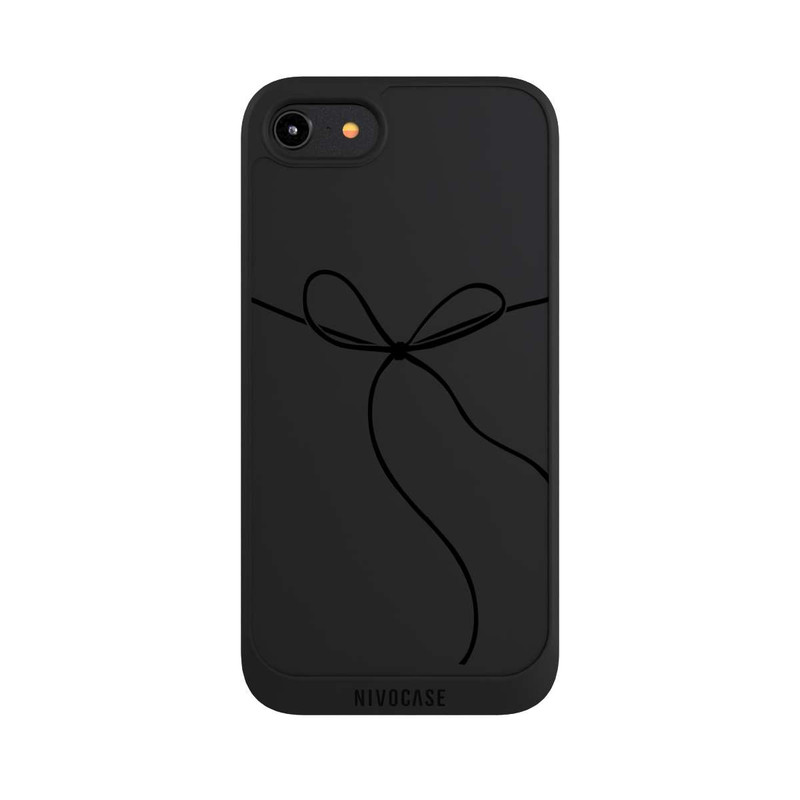 iPhone 8 NIVOpure Schleifchen Schwarz ohne Hintergrund