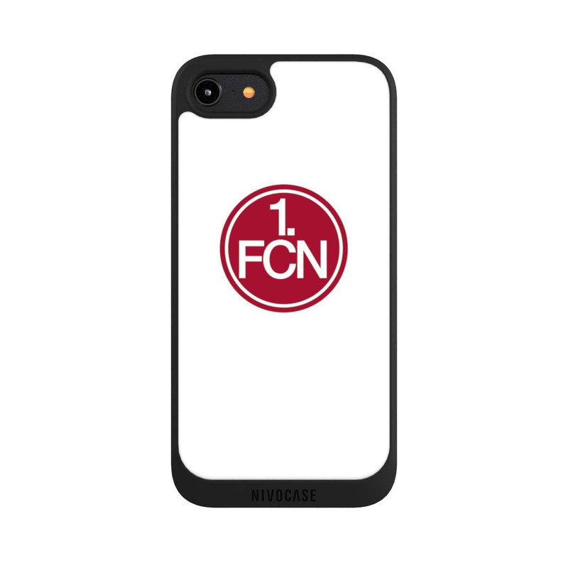 iPhone 8 NIVOpure Weiß mit FCN Logo