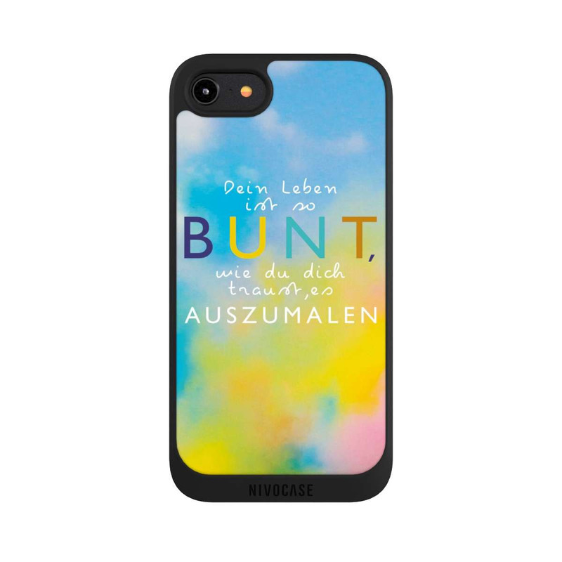 iPhone 8 NIVOpure Das Leben ist Bunt