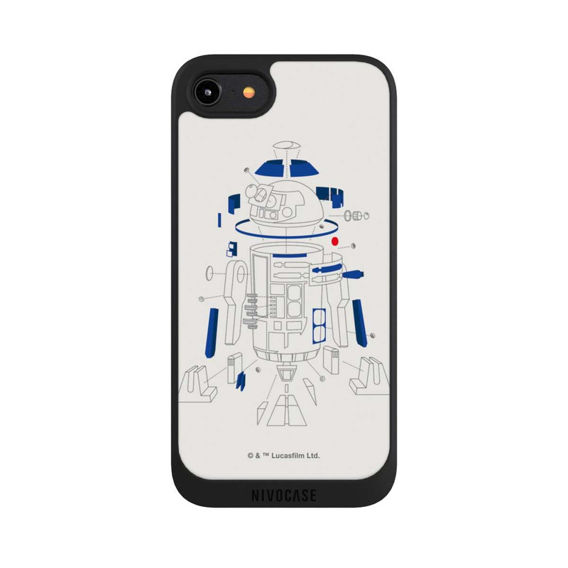 iPhone 8 NIVOpure R2D2 Exploded Drawing - StarWars 8