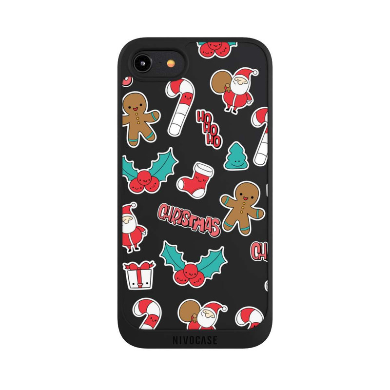 iPhone 8 NIVOpure Christmas Pattern transparent