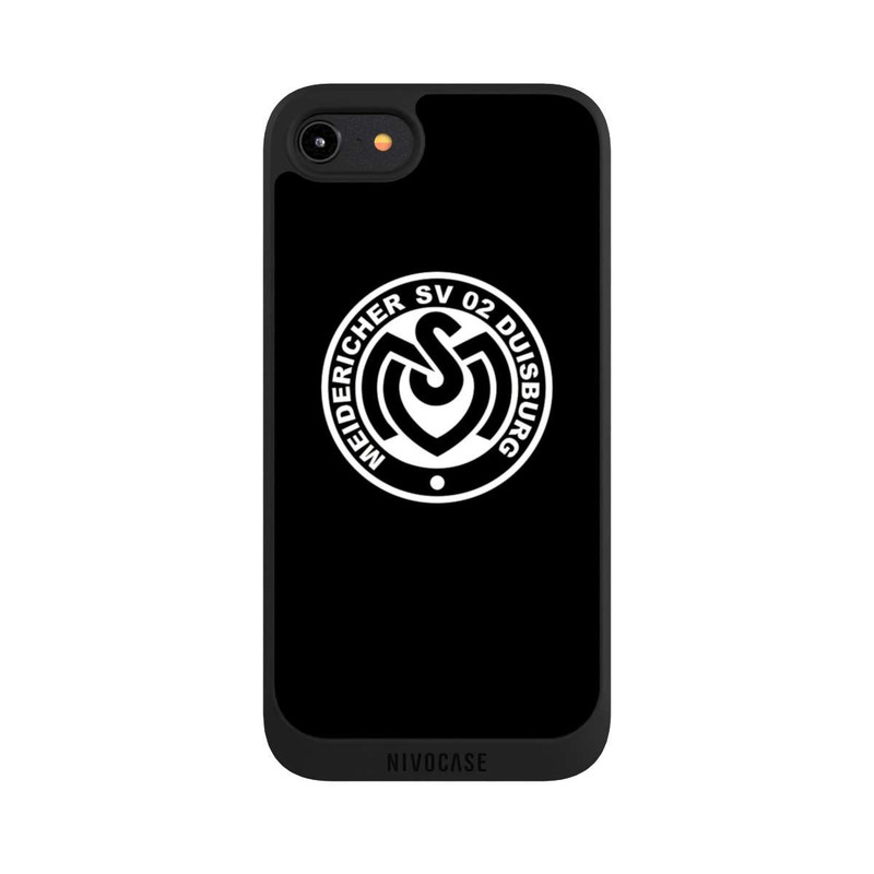 iPhone 8 NIVOpure MSV Logo auf Schwarz