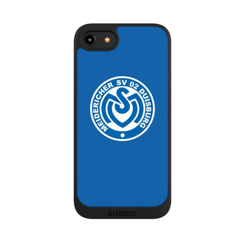 iPhone 8 NIVOpure MSV Logo auf Blau