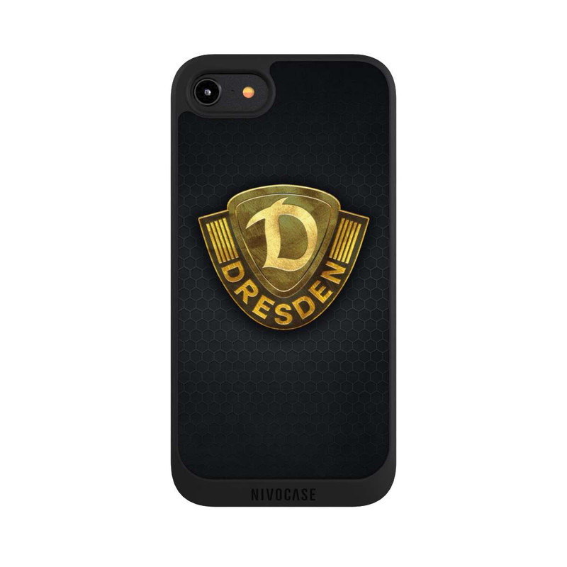 iPhone 8 NIVOpure Goldenes Logo Look Dynamo Dresden