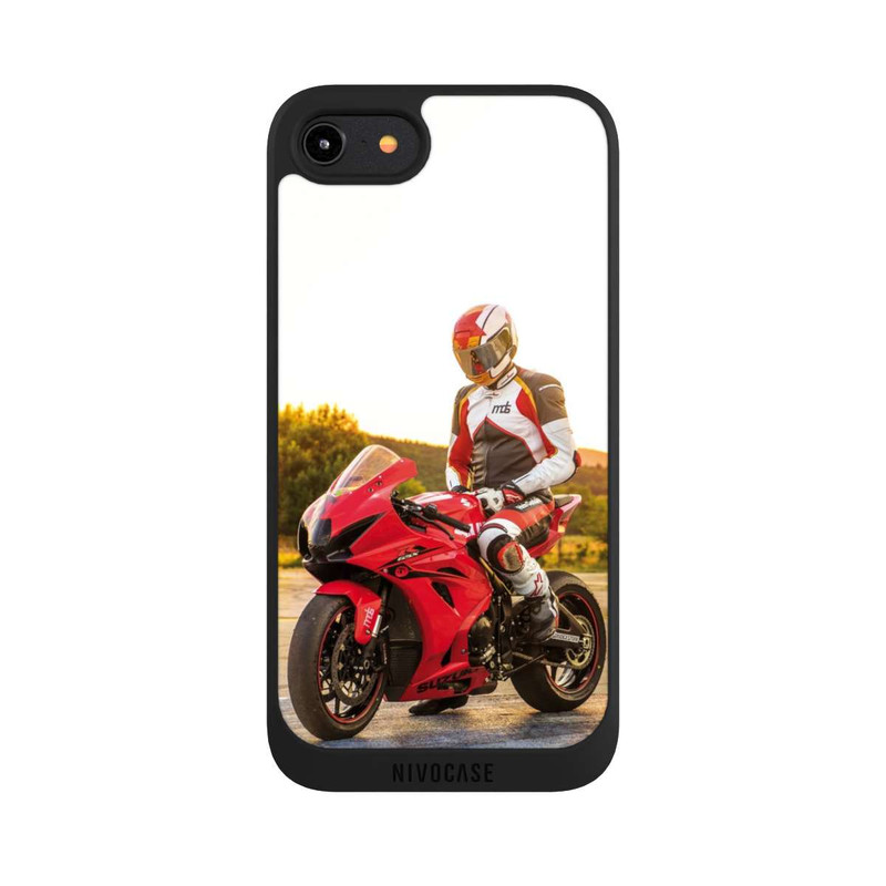 iPhone 8 NIVOpure Rotes Motorrad MDS
