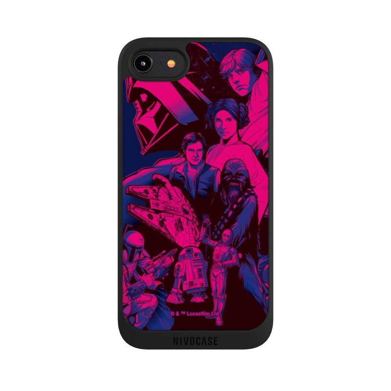 iPhone 8 NIVOpure StarWars Charaktere - Ultraviolet