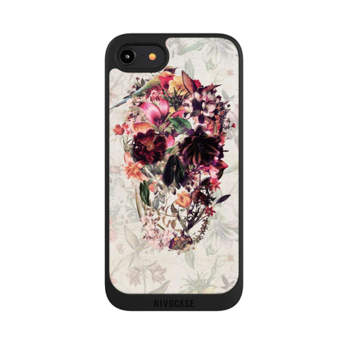 Apple iPhone 8 NIVOpure Flower Vintage Skull