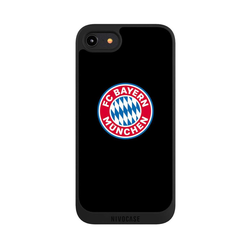 iPhone 8 NIVOpure FCB Logo auf Schwarz