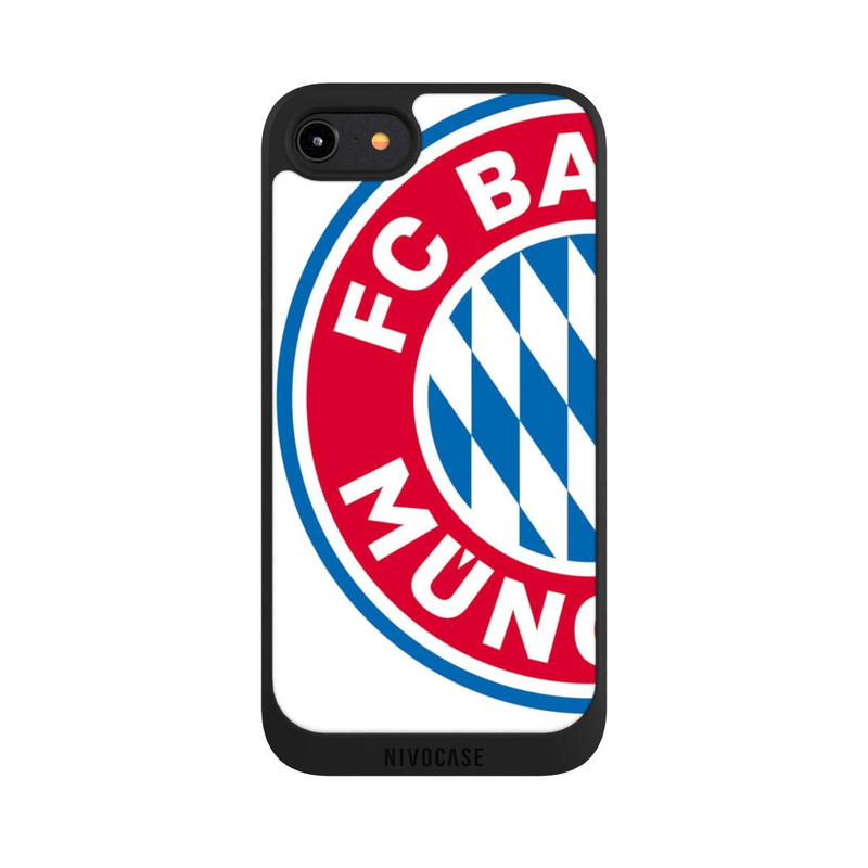 iPhone 8 NIVOpure Großes FCB Logo Weiß
