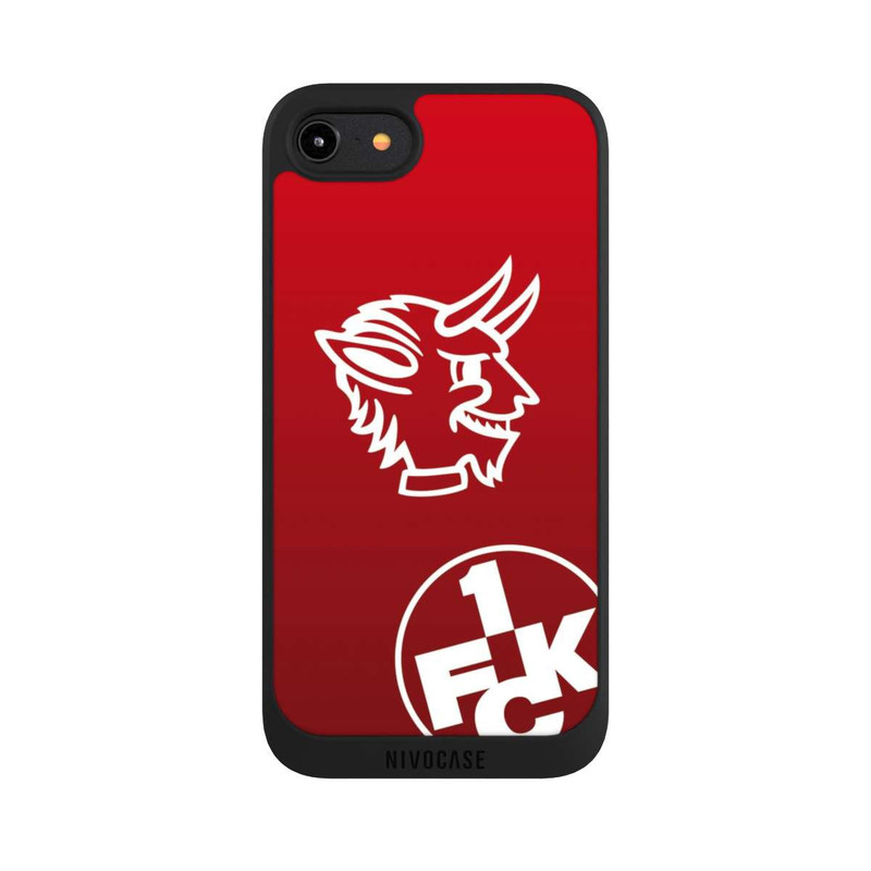 iPhone 8 NIVOpure Teufelskopf FCK auf Rot