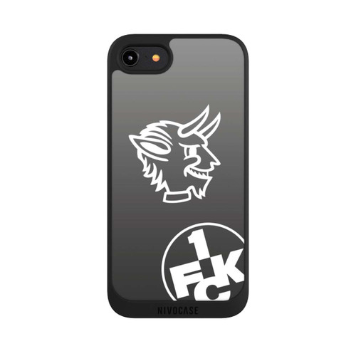 Apple iPhone 8 NIVOpure Teufelskopf FCK auf Schwarz