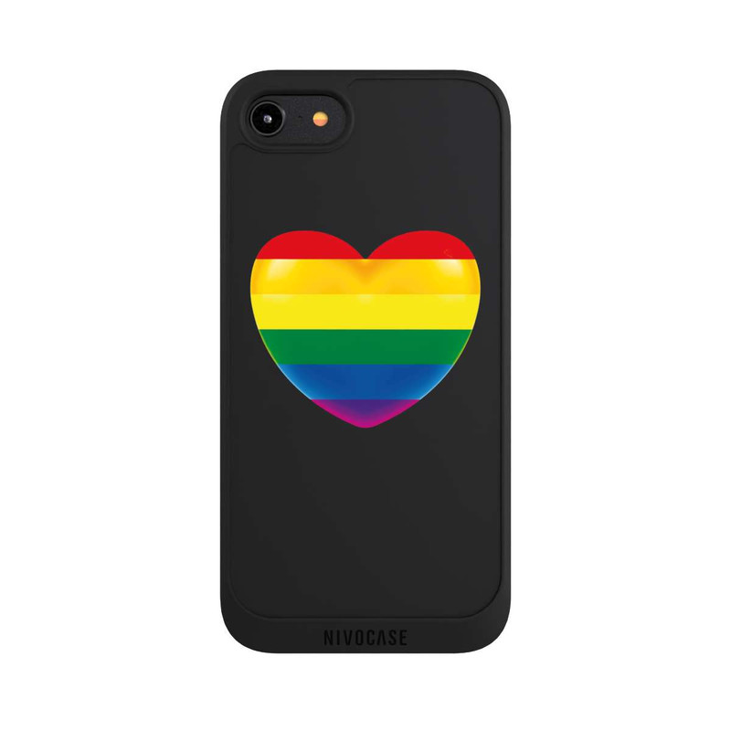 iPhone 8 NIVOpure Pride Heart transparent