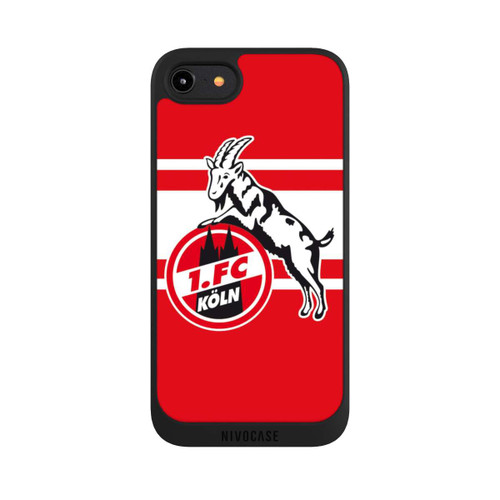Apple iPhone 8 NIVOpure Red White Stripes 1.FC