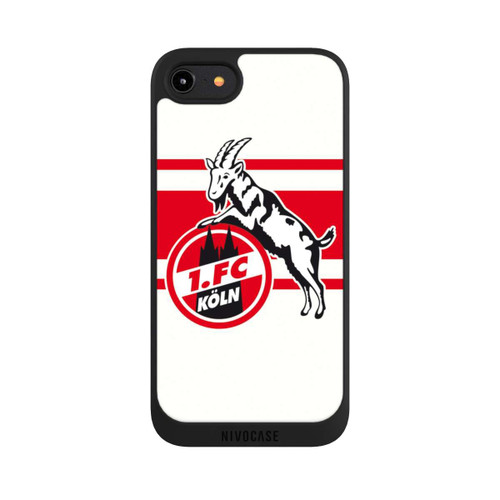 Apple iPhone 8 NIVOpure White Red Stripes 1.FC
