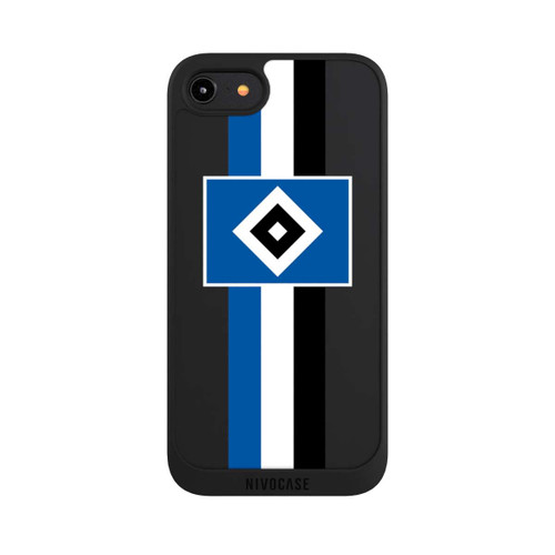 Apple iPhone 8 NIVOpure HSV Streifen - Blau-Weiß-Schwarz - ohne Hintergrund