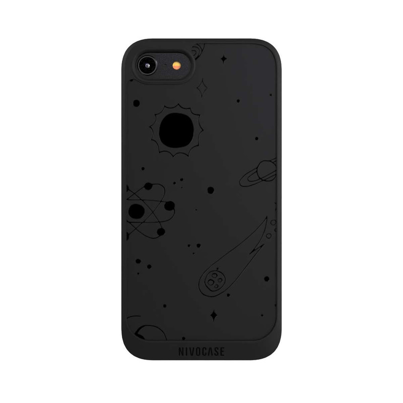 iPhone 8 NIVOpure Galaxy Schwarz ohne Hintergrund