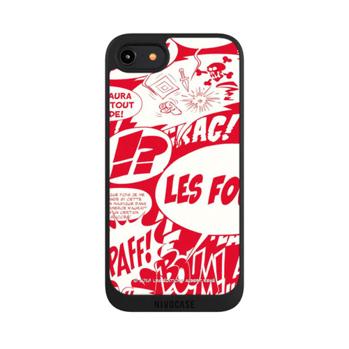 Apple iPhone 8 NIVOpure Bulles BD Astérix Rouge