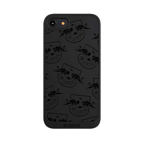 Apple iPhone 8 NIVOpure Logos RB Leipzig Schwarz - ohne Hintergrund