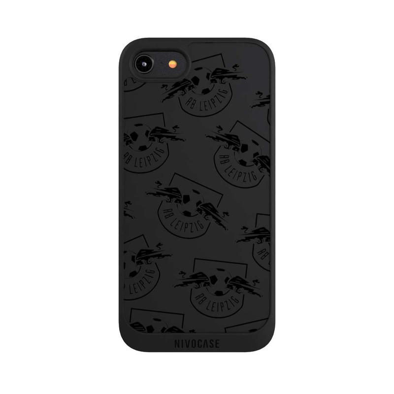 iPhone 8 NIVOpure Logos RB Leipzig black - transparent