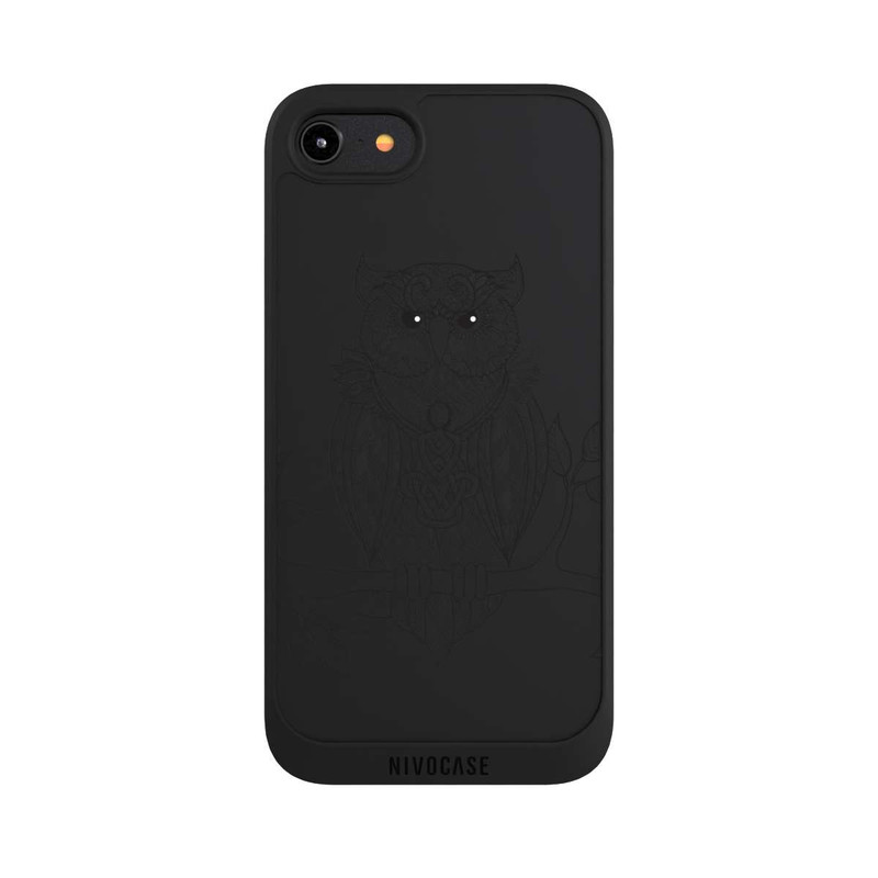 iPhone 8 NIVOpure Mandala de hibou sans fond