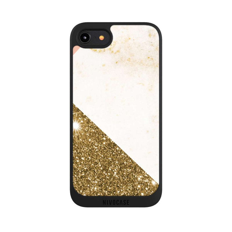 iPhone 8 NIVOpure Gold Look Marble Collage