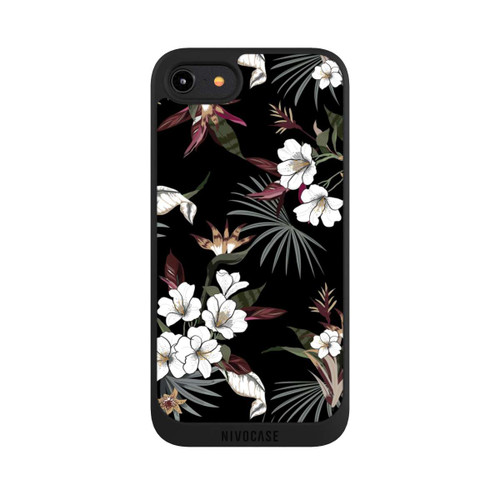 Apple iPhone 8 NIVOpure Flowers Black