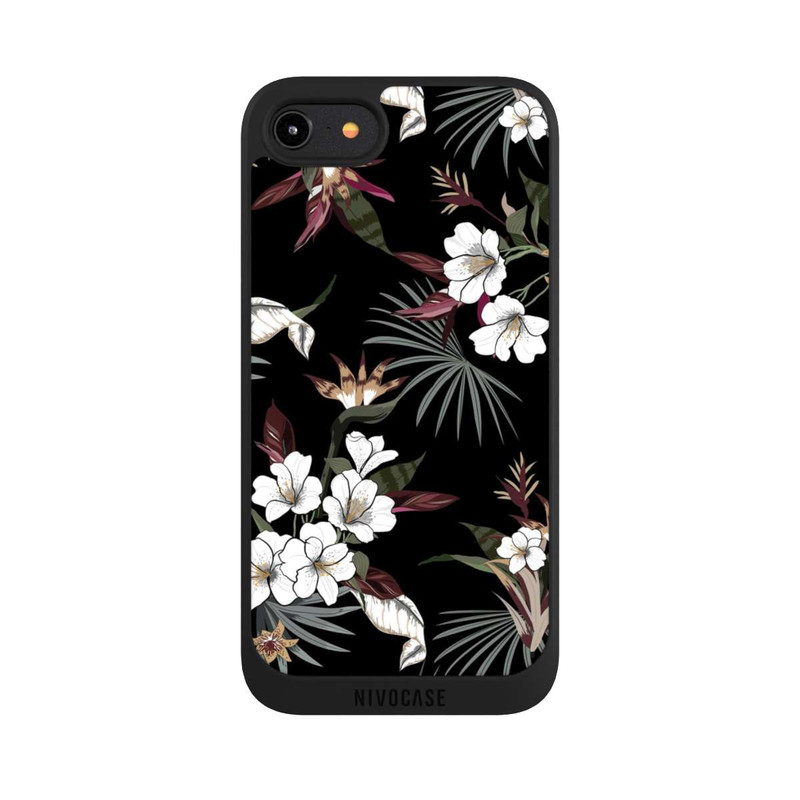 iPhone 8 NIVOpure Flowers Black