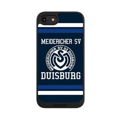 Apple iPhone 8 NIVOpure MSV Streifen Blau