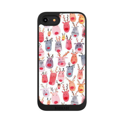 Apple iPhone 8 NIVOpure  Niedliches Rentieraquarell